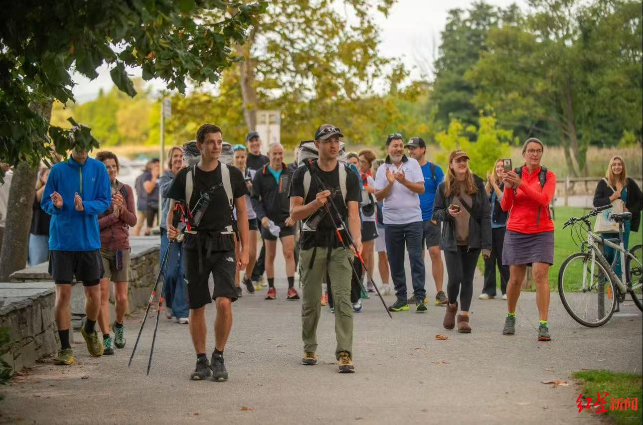 【#两法国小伙辞职徒步510天到上海#】#法国小伙回应徒步510天到中国#  2