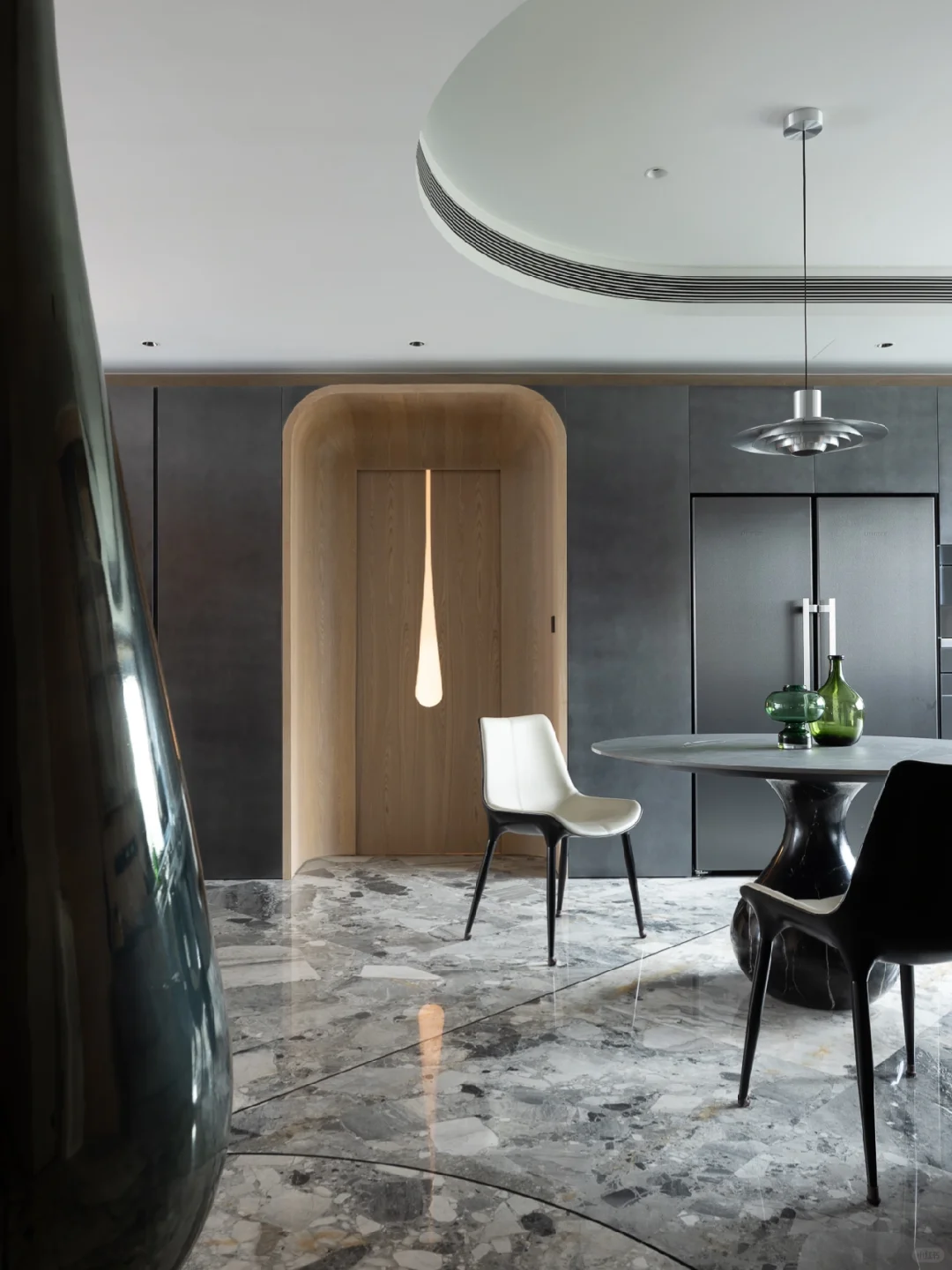 超棒的装修决定！弧形包裹住我家的每个空间