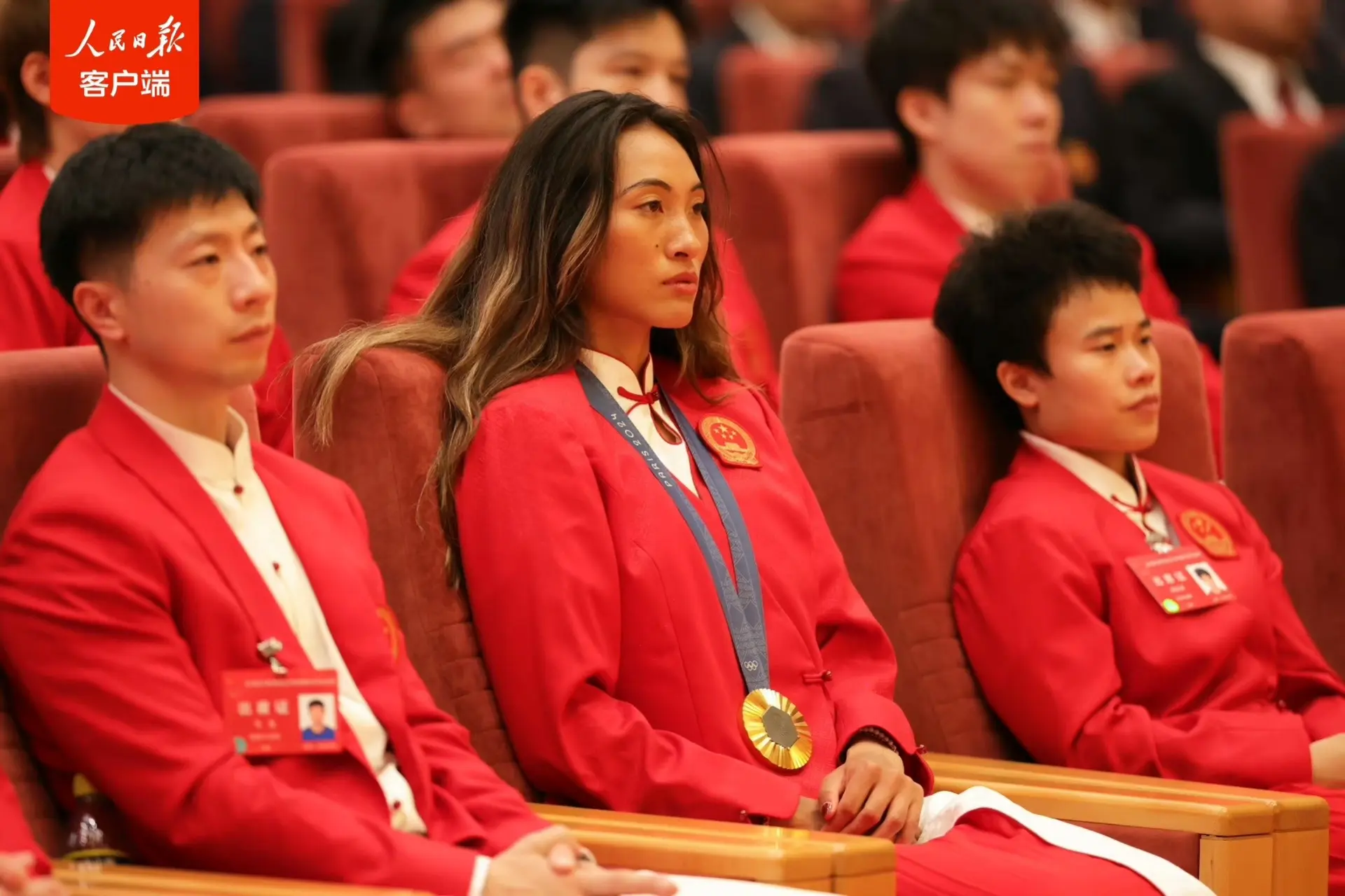 国乒的高颜值队员们，继续加油！