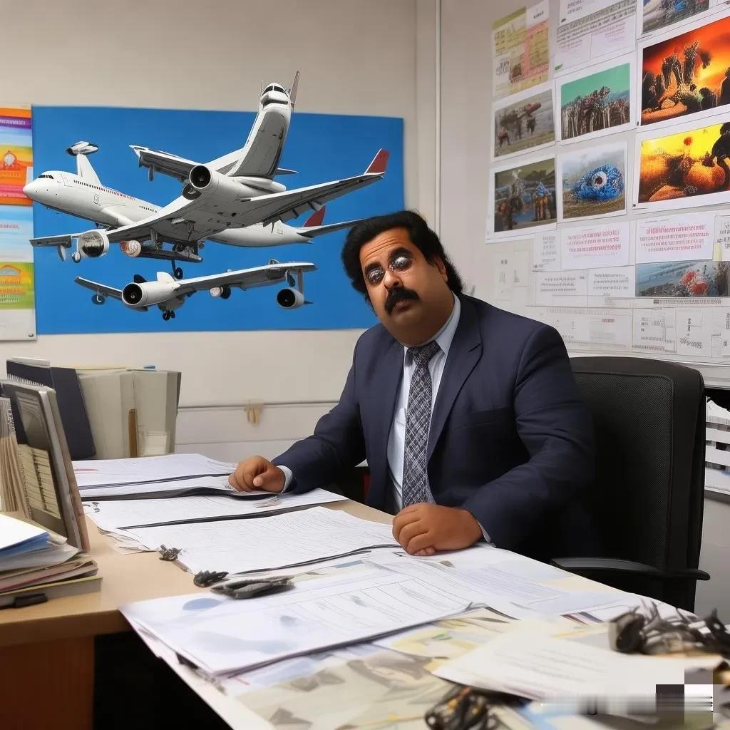 "印度高管掌波音，飞机跳舞不停歇，乘客笑称坐上滑梯，直呼刺激过山车！"

印度员