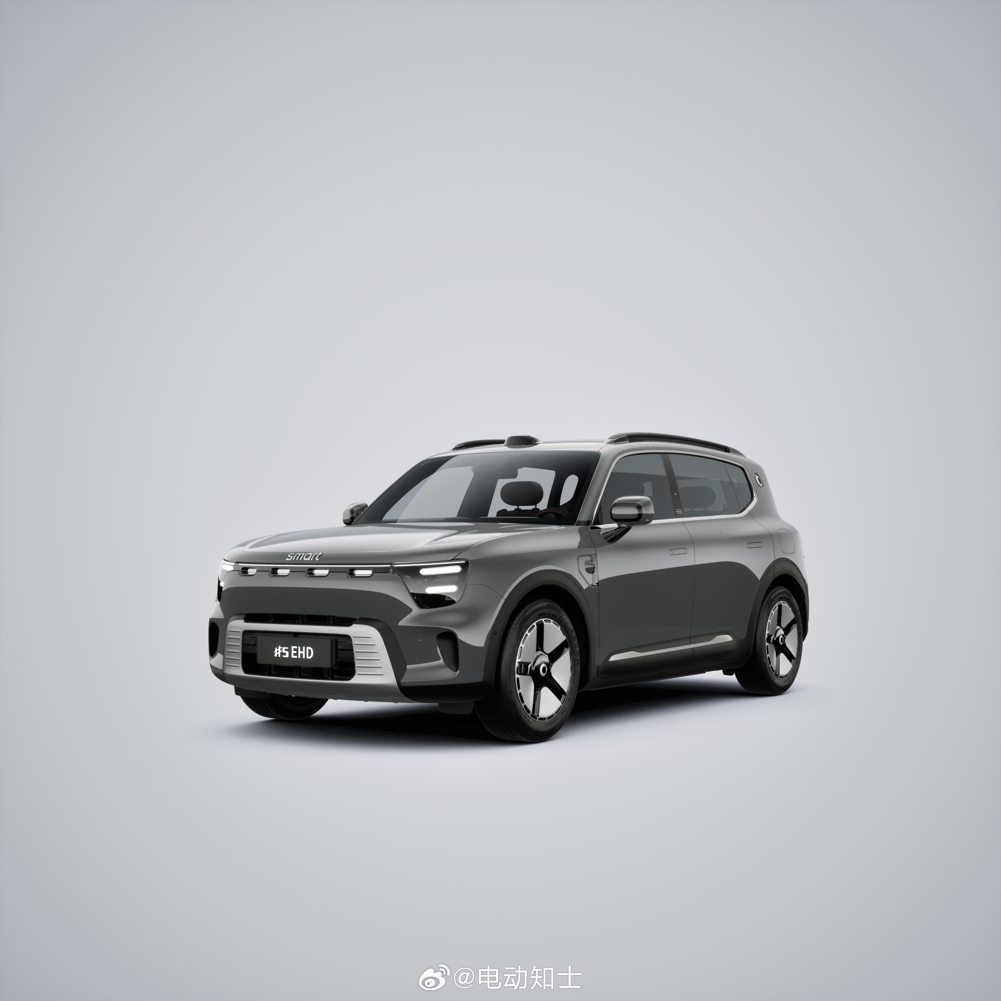 smart精灵5号EHD的新颜色：外观新色苍岩灰以及内饰新色浅蜜棕。 ...