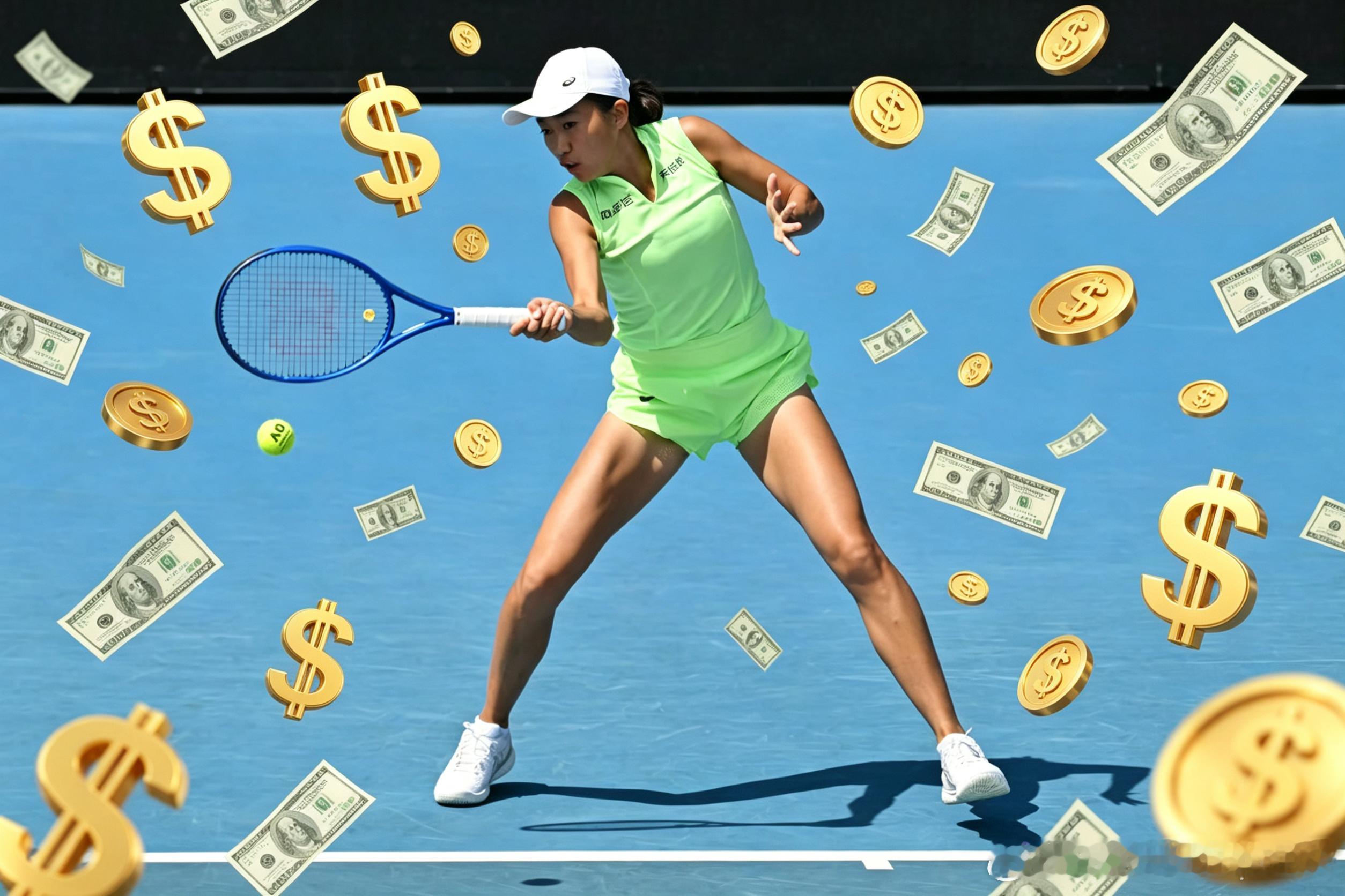 🔥中国金花张帅 赛季奖金破百万美元随着昨天女王杯张帅打进正选💰张帅赛季奖金达