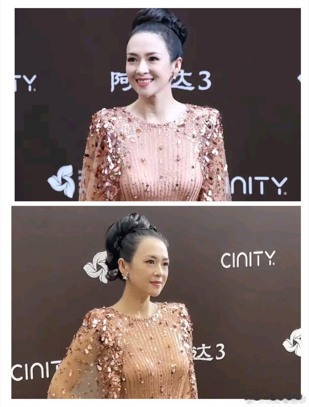 章子怡造型 靠脸撑着46岁章子怡这是要杀疯了吗？谁能想到，《阿凡达3》首映礼的红