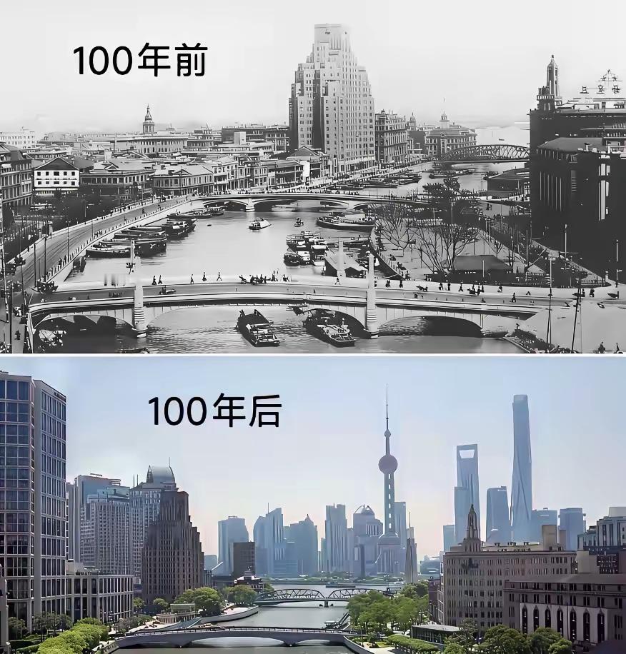 100年前的上海看着也不错呢 