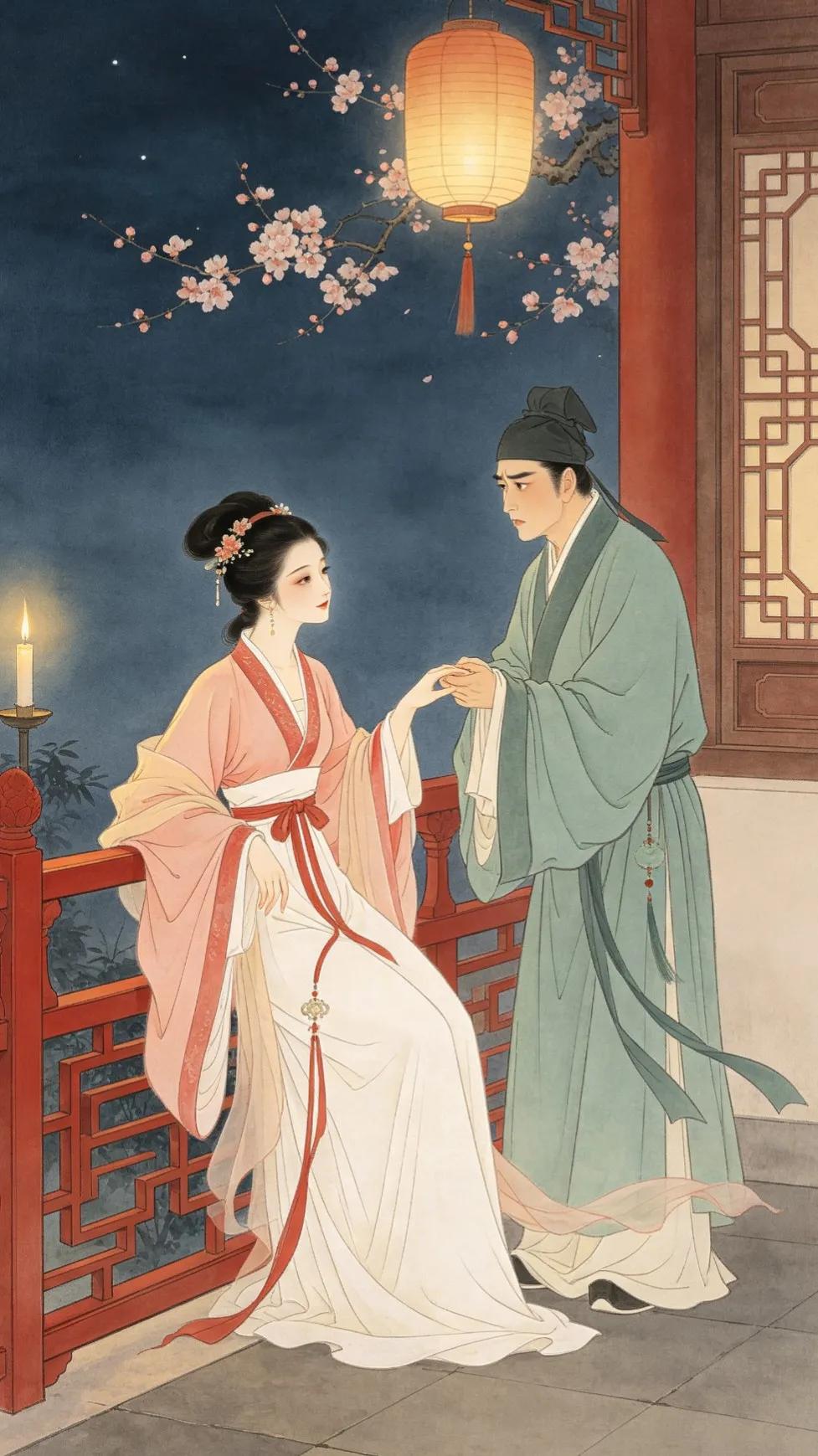 当女人拒绝，又不够彻底，西门庆就知道好事可以发生了。
此时，西门庆与潘金莲被王婆