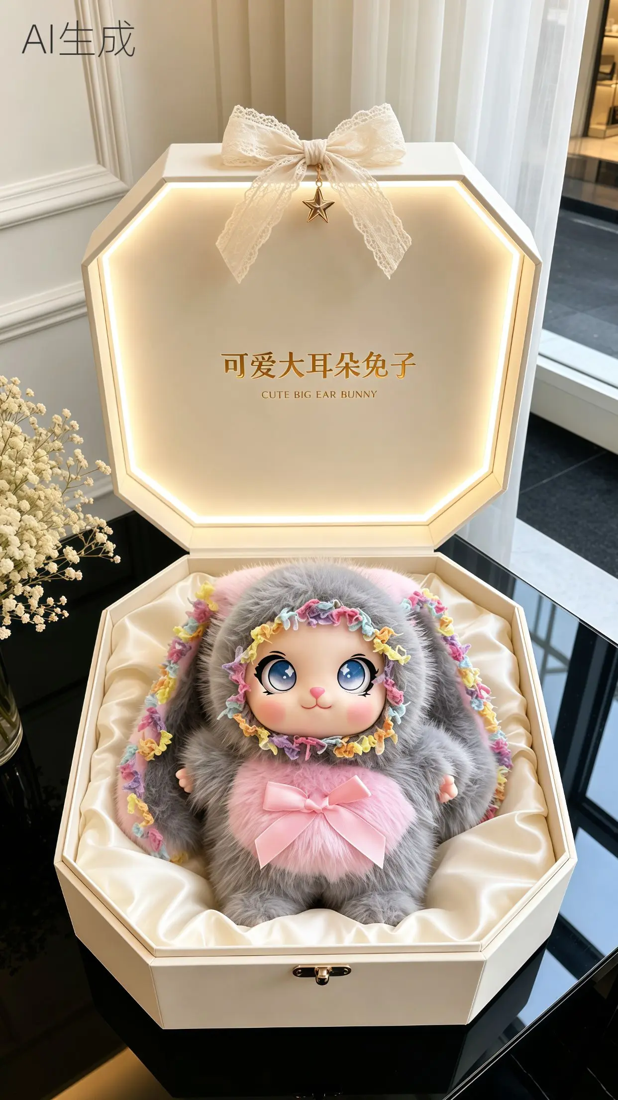 可爱毛绒玩具 大耳朵兔子