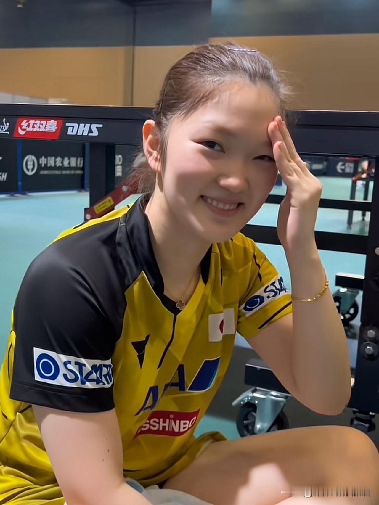 木原美悠害羞“坦白”：在乒超打球“很幸福”！

徐瑛彬的“日本女友”，木原美悠回