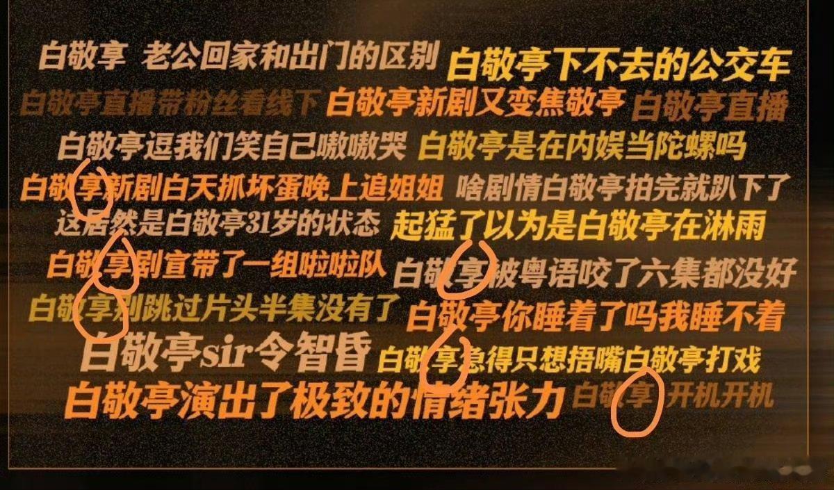 工作室把白敬亭新剧不眠日战报名字打错了，白敬享…… ​​​