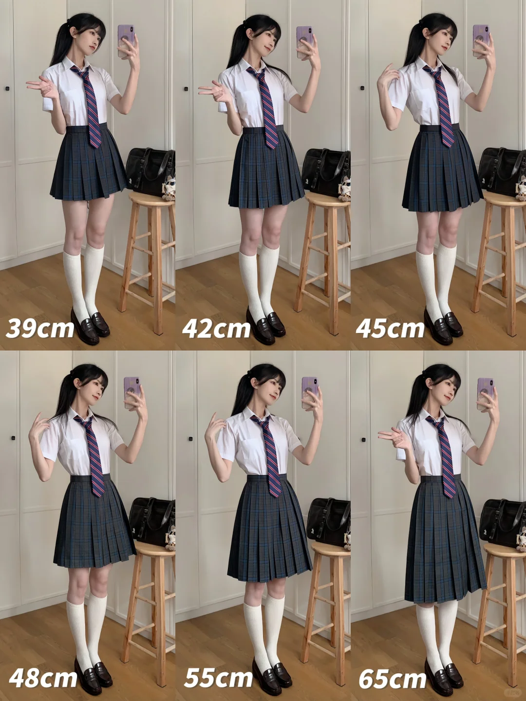 jk穿搭｜170cm的6种裙长参考！✌︎︎• ◡•