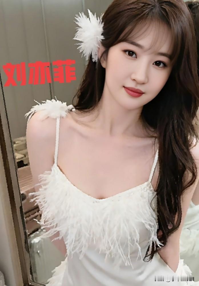 刘亦菲白色造型惊艳绝伦气质优雅美的不可方物  女明星 气质女明星