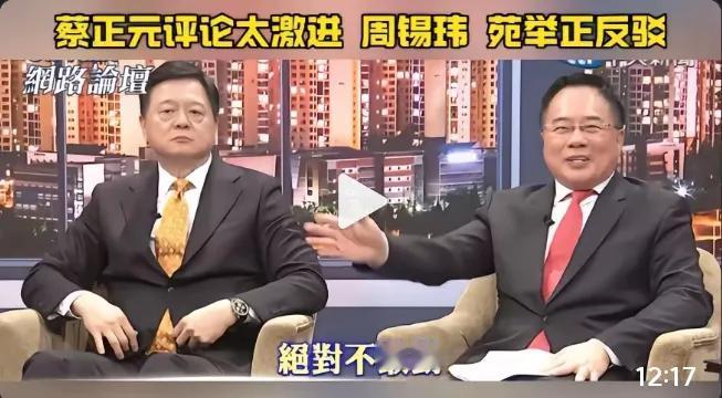 蔡正元确实像一介莽夫，书生气重，意气用事，没有做大事的格局。他批评我们太“稳”，