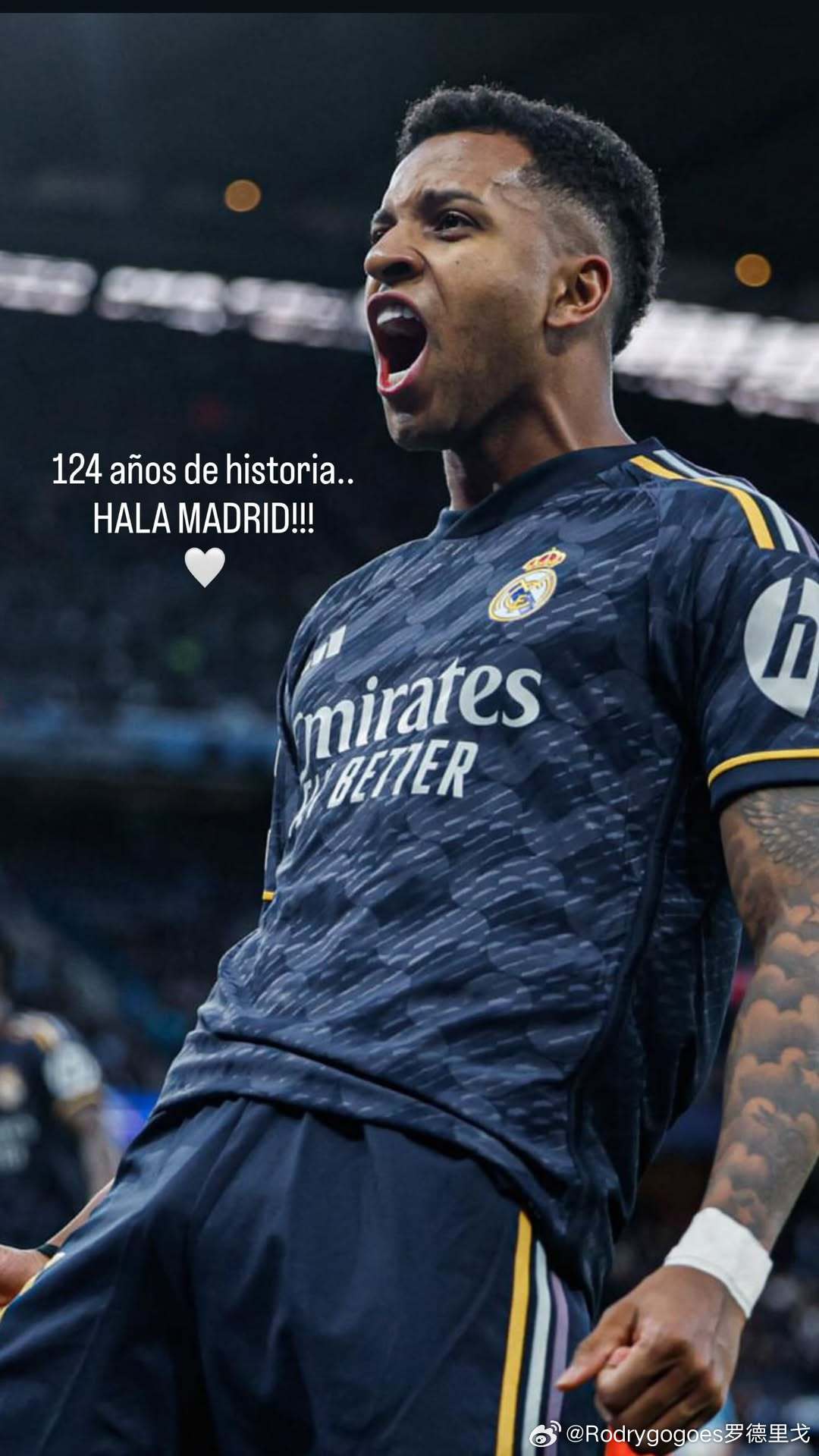124年的历史……HALA MADRID！！🤍塞尔塔1比2皇马西甲