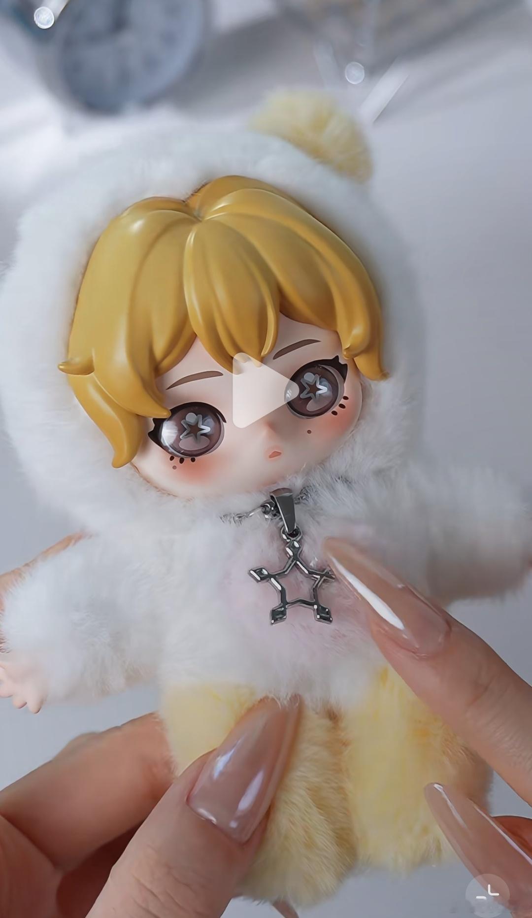 其实泡泡玛特那个娃看多了感觉34的还蛮可爱的，wc我是不是恋丑癖了。。。 购入购