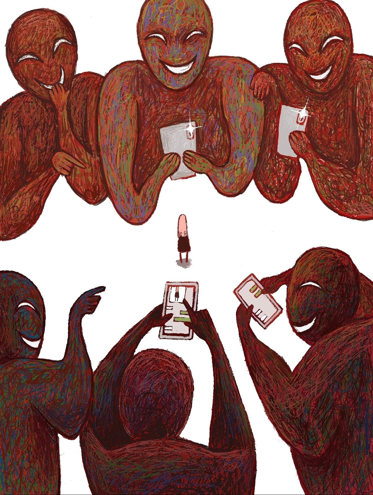 我觉得这次处罚还是因为后果比较严重说是全县都知道了，如果只是私下聊聊八卦，可能不