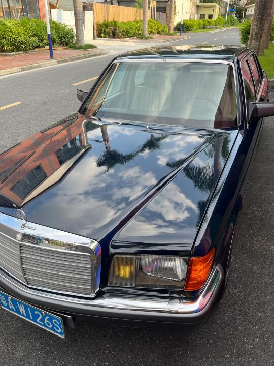 出W126，原车原码粤A户300SEL