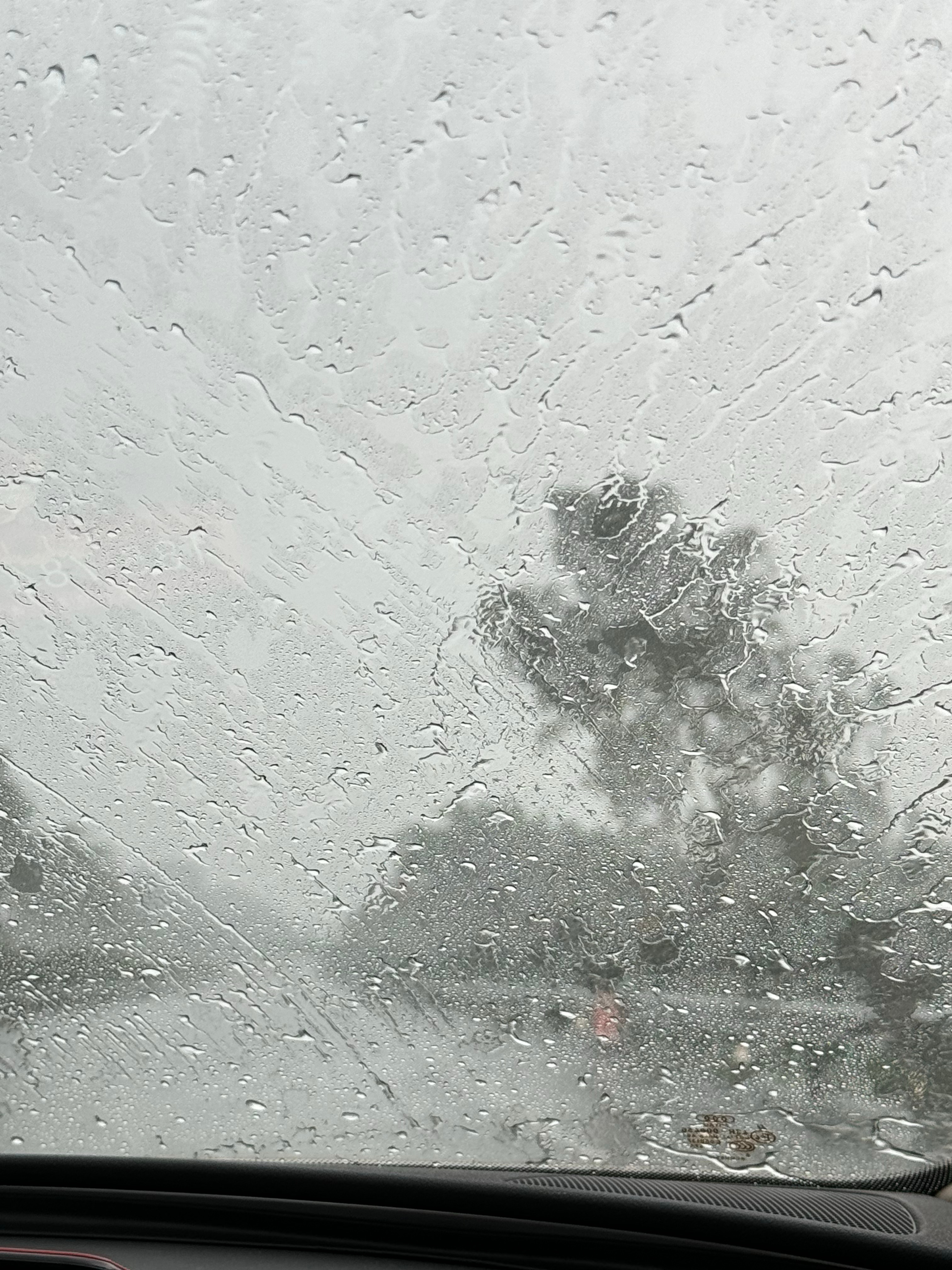 雨太大了，在高速上有点打滑… ​​​