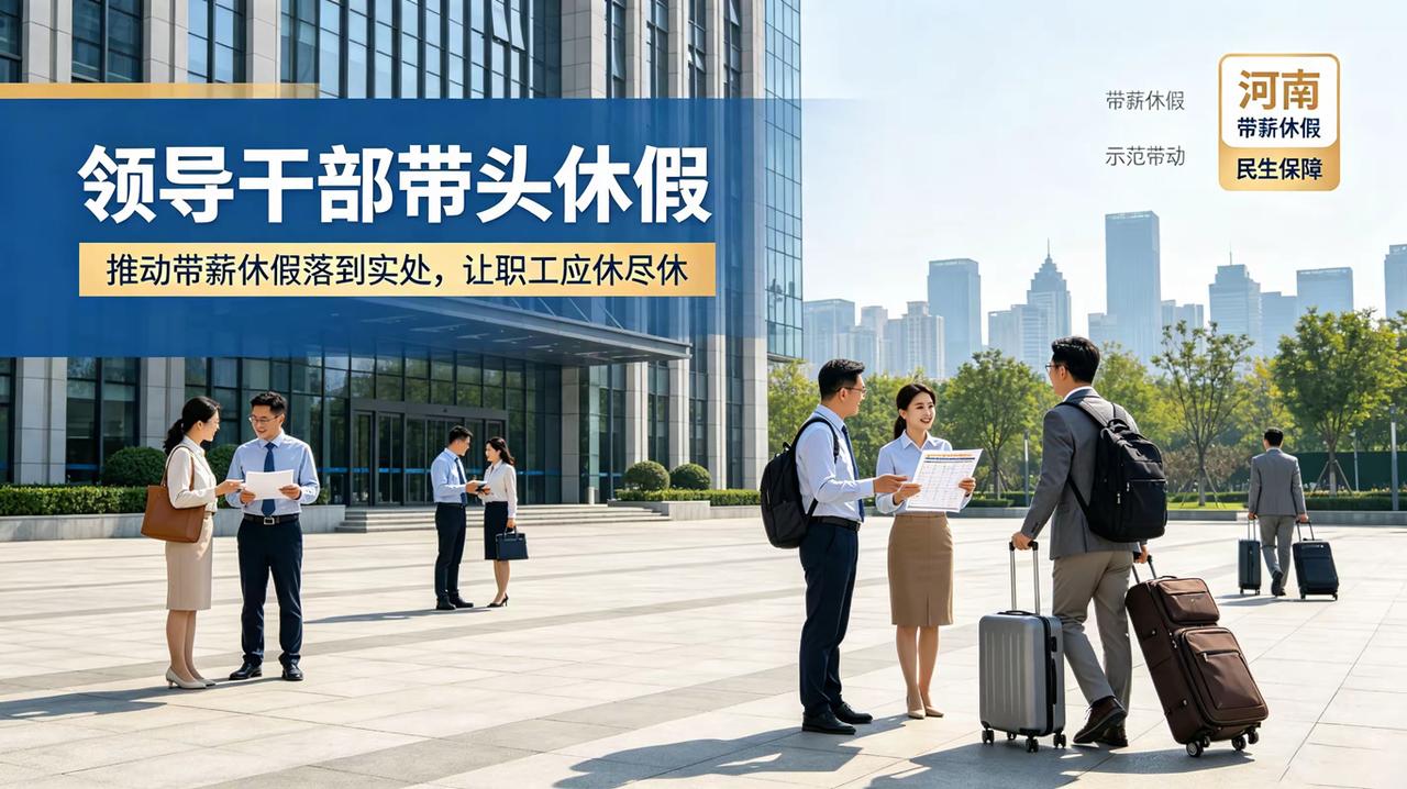 【河南发布带薪休假新政！周兆成：带薪年假是法定权益，应休尽休不容打折】
 
大家