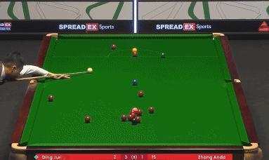 丁俊晖单杆73分以4-1领先张安达拿到赛点
北京时间1月19日，2024斯诺克大