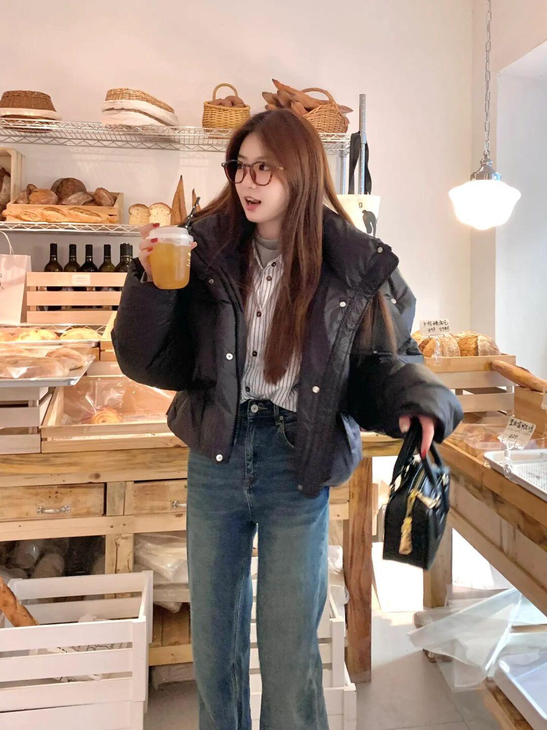 好韩🍞初冬叠穿look
