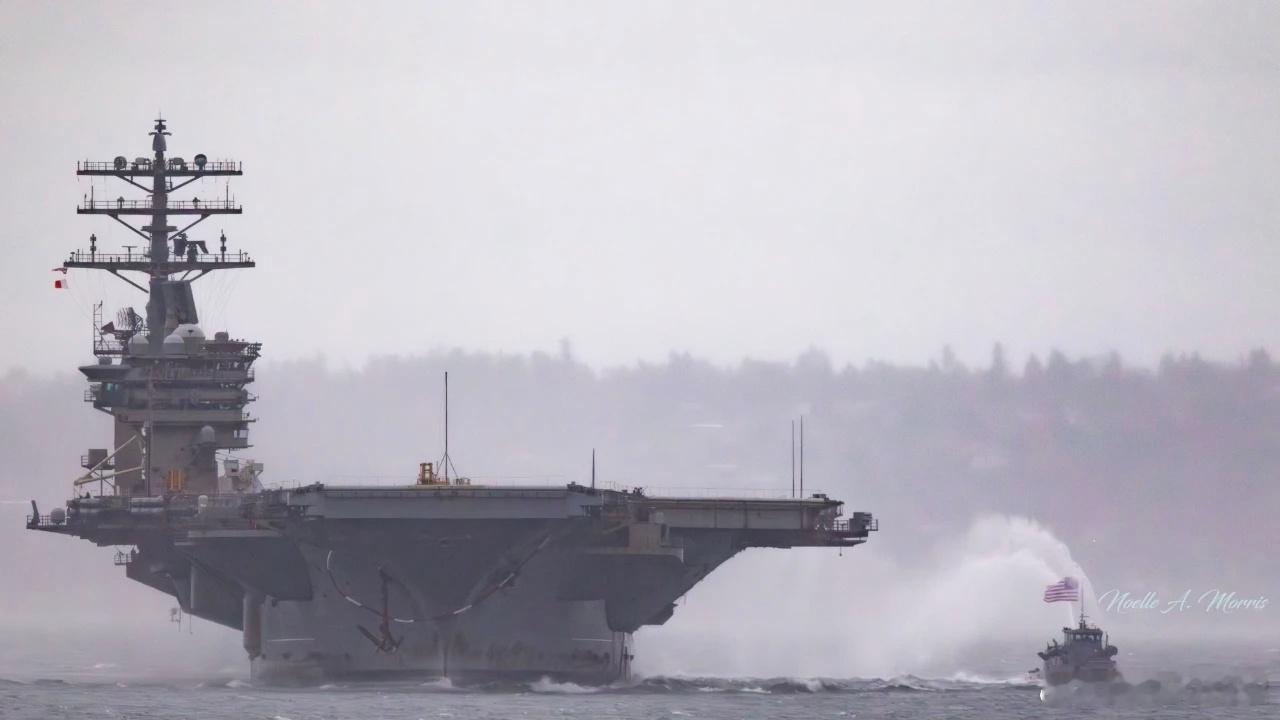 北上◆尼米兹…和我军福建舰的“北上”完全不一样！美军的尼米兹“北上”，在帝国晚期
