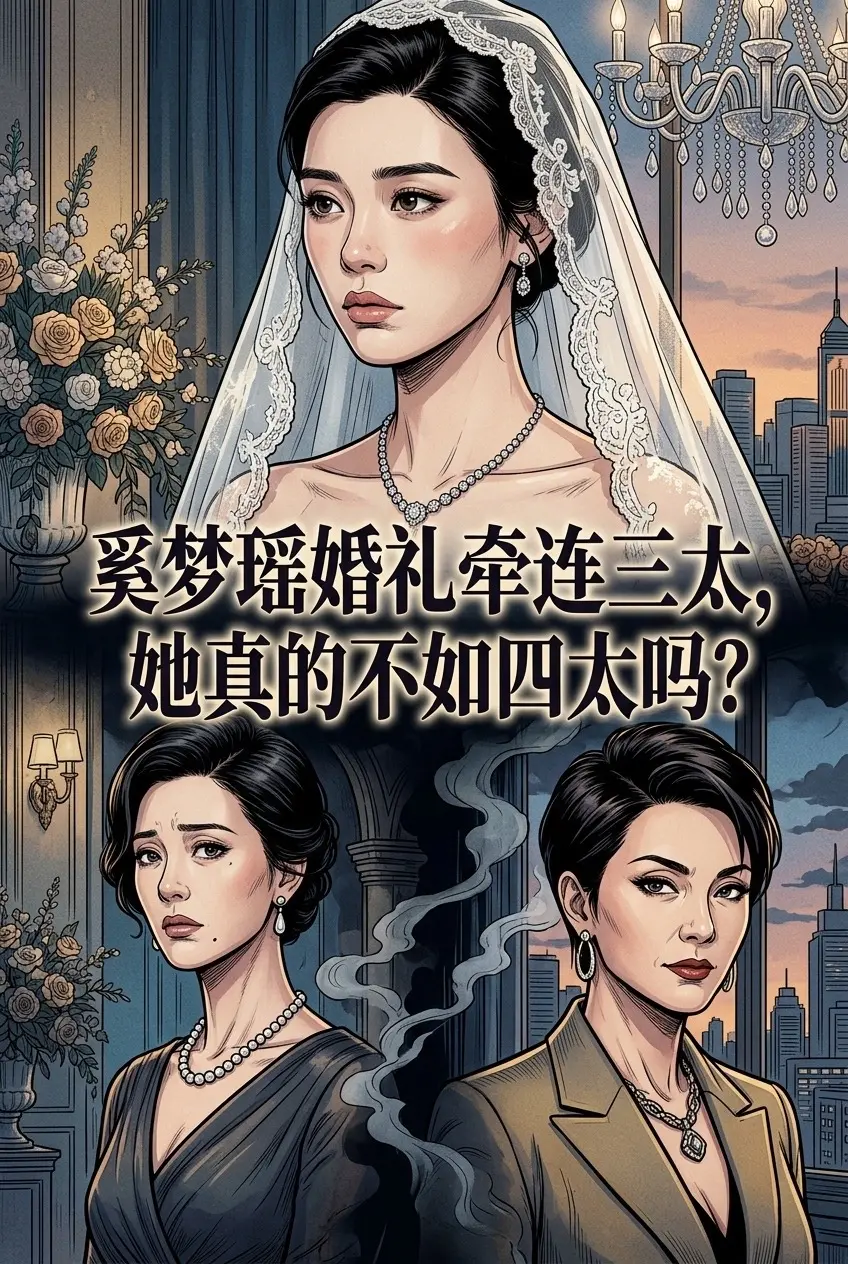 奚梦瑶婚礼牵连三太，她真的不如四太吗?