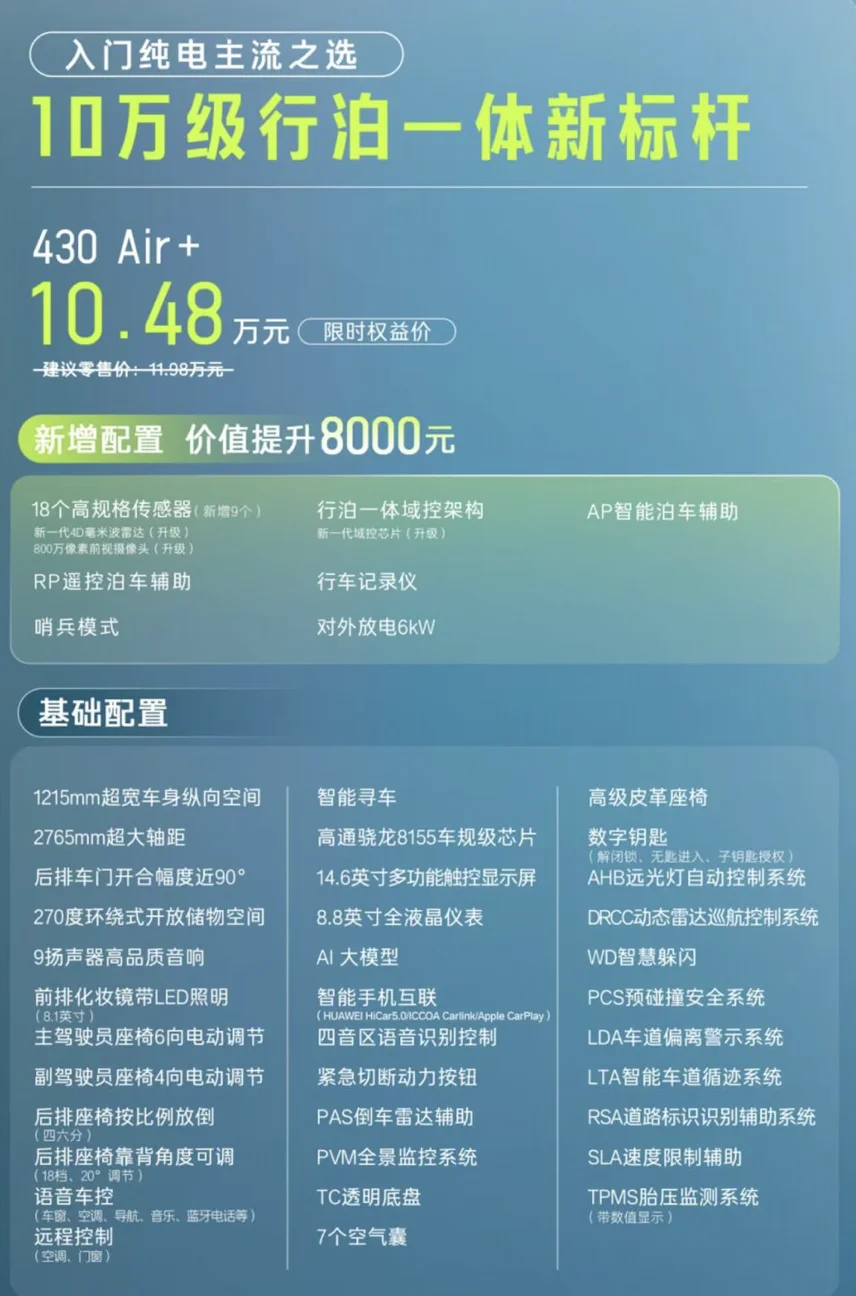 详解铂智3X新款升级配置