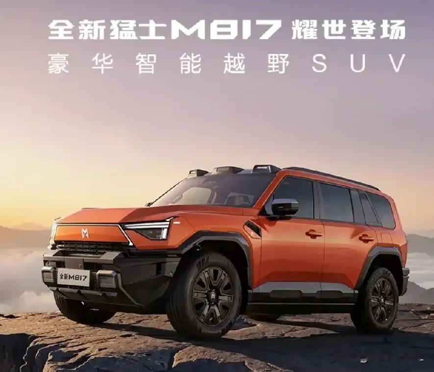 全新猛士M817的颜值确实长在了很多人的审美点上，它用独树一帜的“雄魂美学”彻底