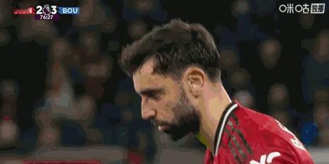 英超第16轮 曼联4:4伯恩茅斯布鲁诺·费尔南德斯一射一传 