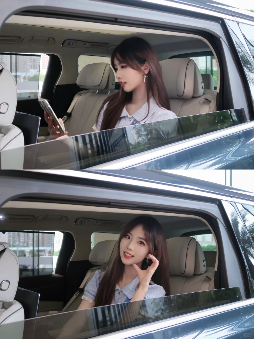 深圳plog💙下班路上和粉丝打招呼的女idol