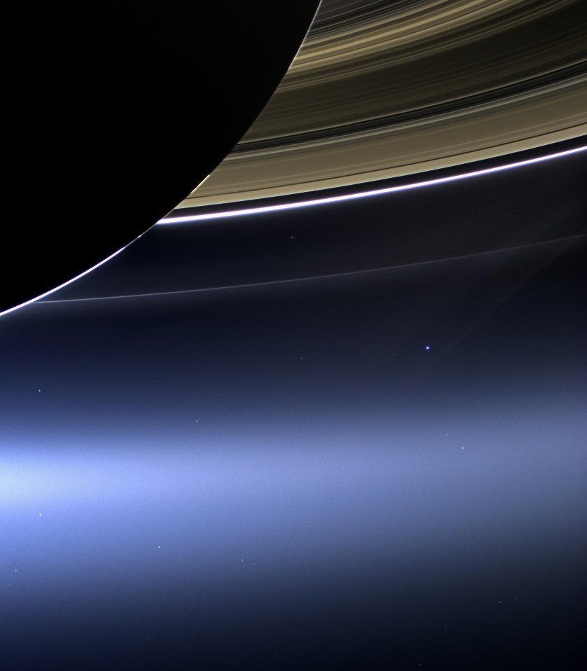 从土星轨道看地球 ​​​