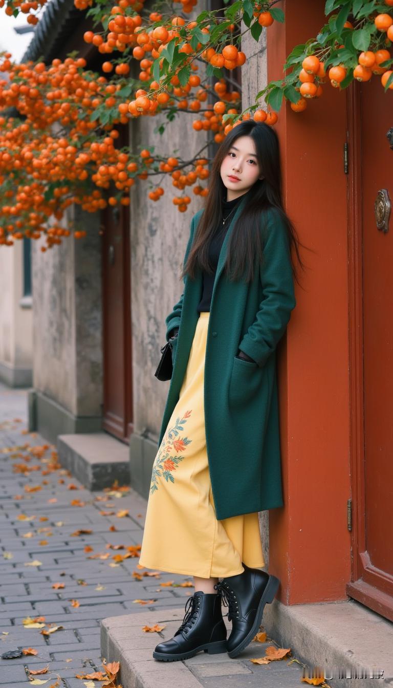2025春季必火显白配色！苔藓绿+土黄穿搭
穿搭公式：70%苔藓绿+30%土黄，