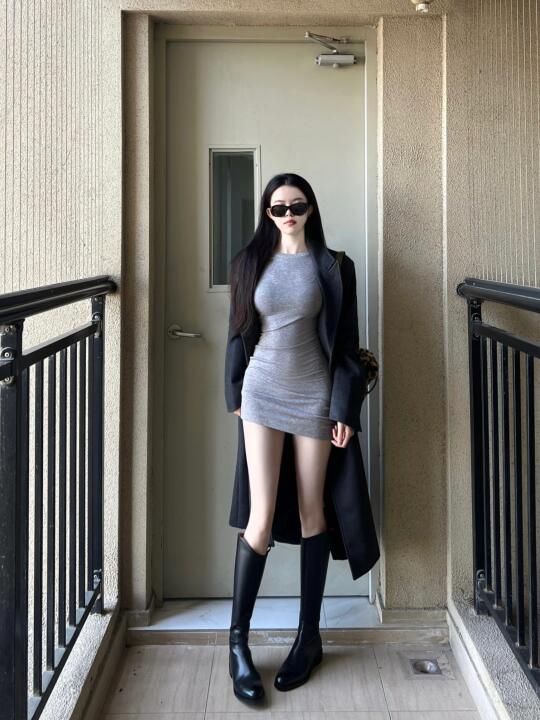 内搭显身材➕宽松外套！才是绝配！