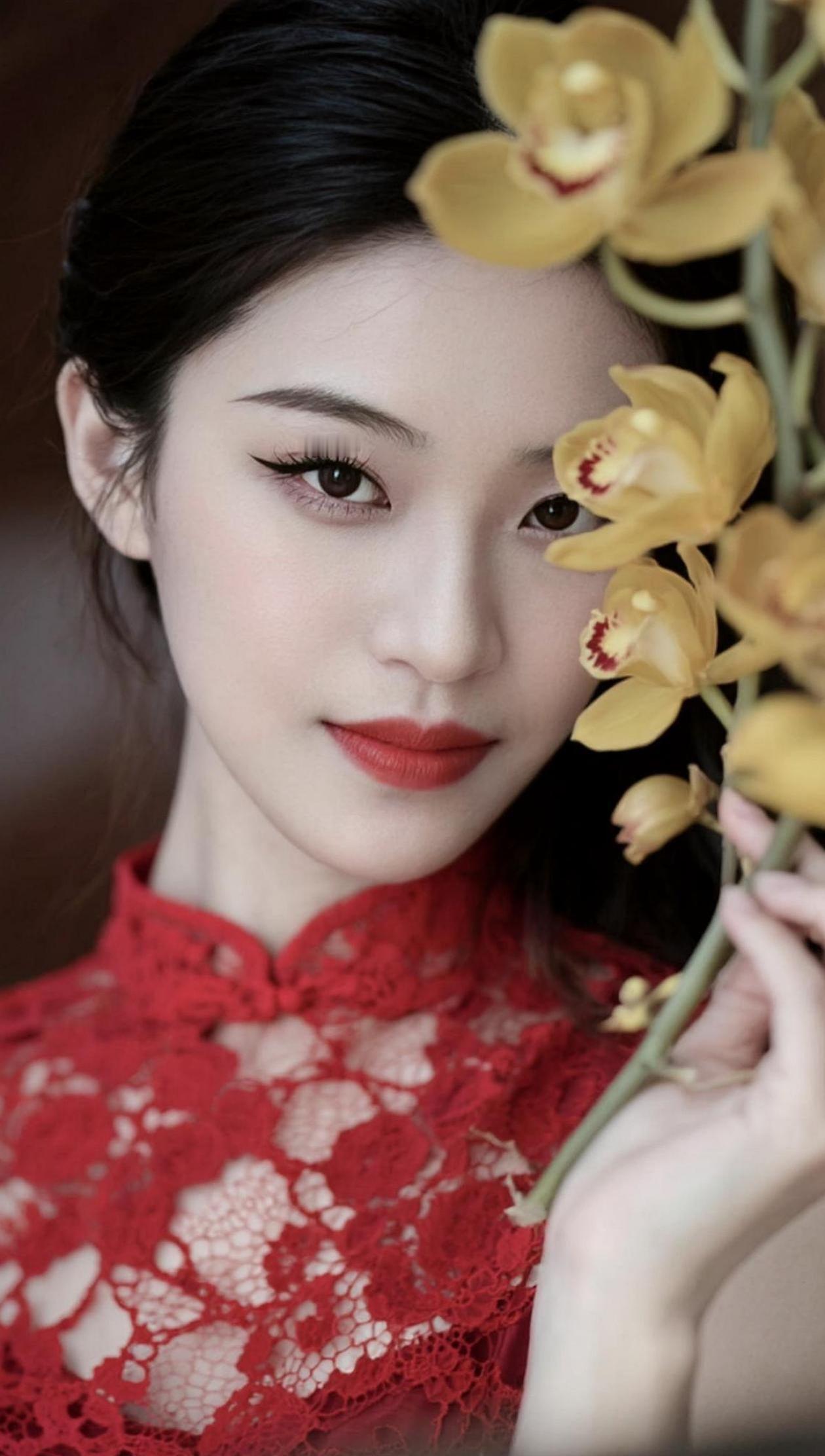 这照片拍得，我差点以为自己是花仙子下凡了，结果一照镜子，还是那个凡人。花朵再美，