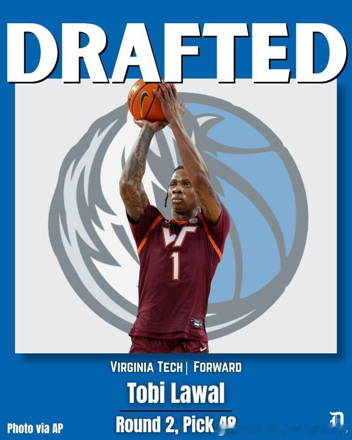 联合试训纵跳王，拥有45.5英寸最大纵跳的维吉尼亚理工前锋Tobi Lawal4