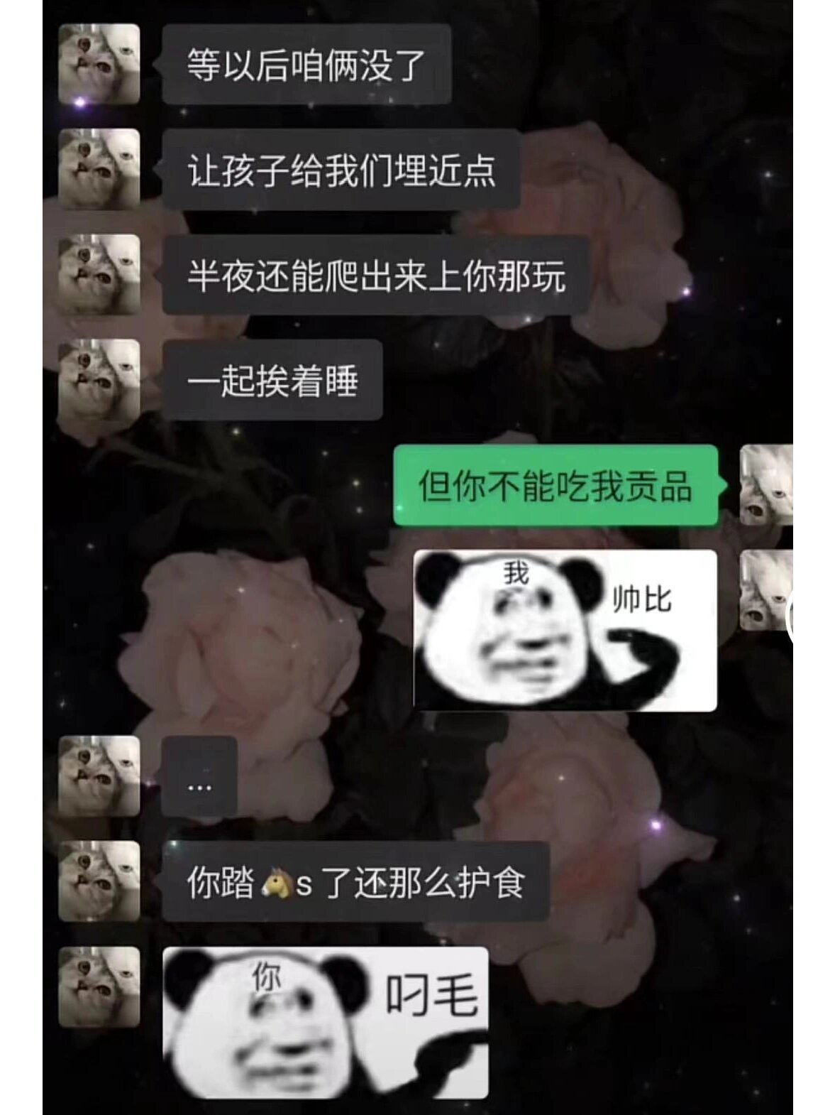 亖了还那么护食哈哈哈哈哈 ​​​