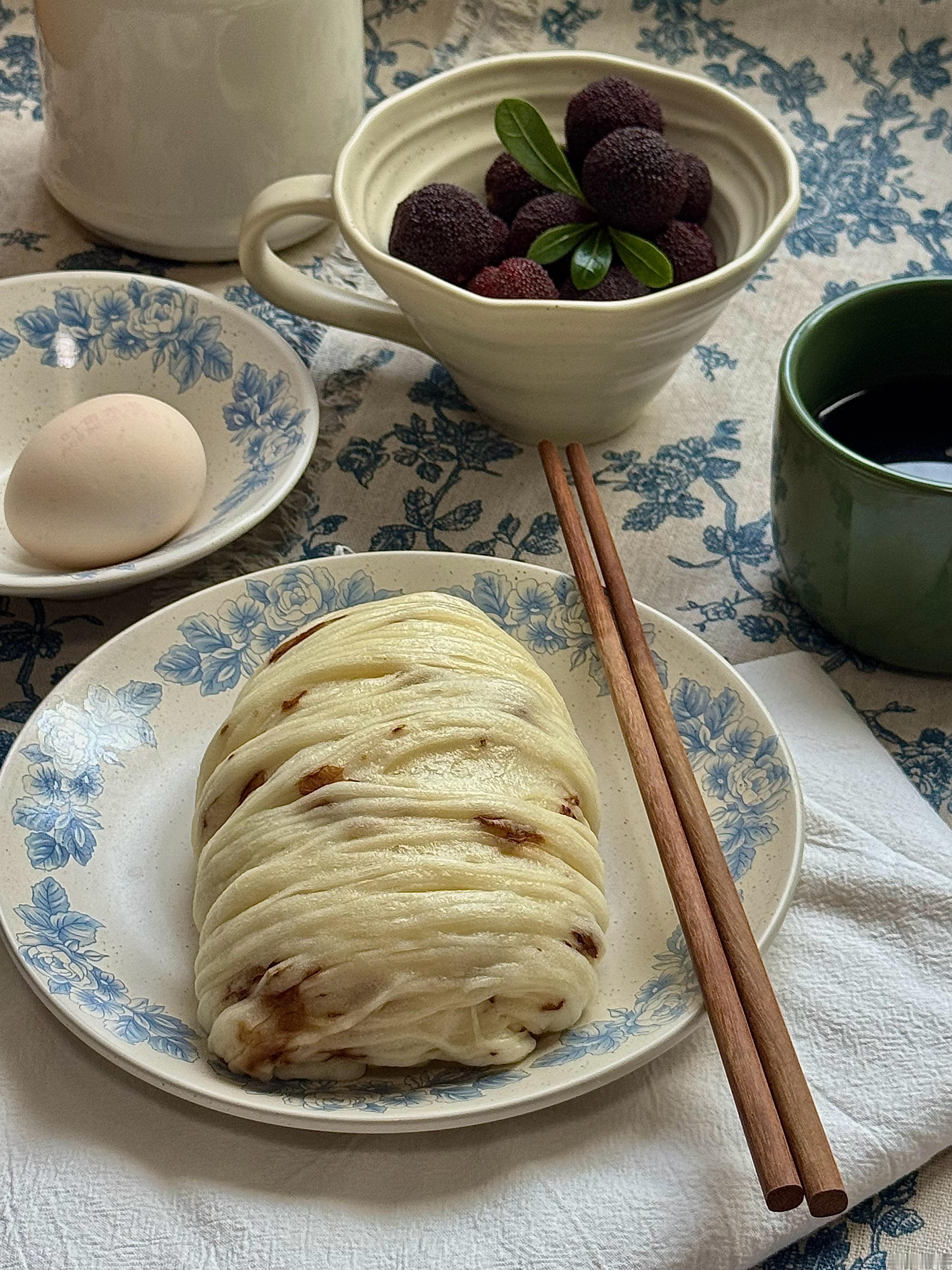 今天吃🌹馒头早餐[超话]  ​​​