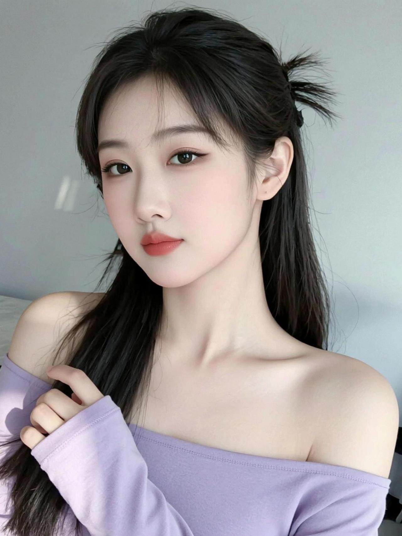 AI清透露肩照 抖音ai创作