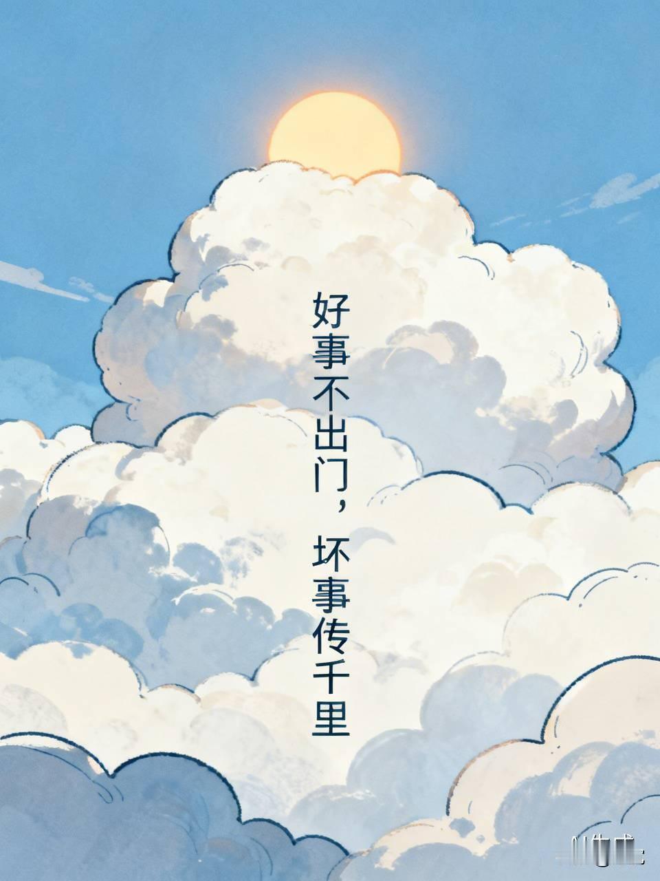 上联：好事不出门，怎么对下联上联：好事不出门，下联：坏事传千里。