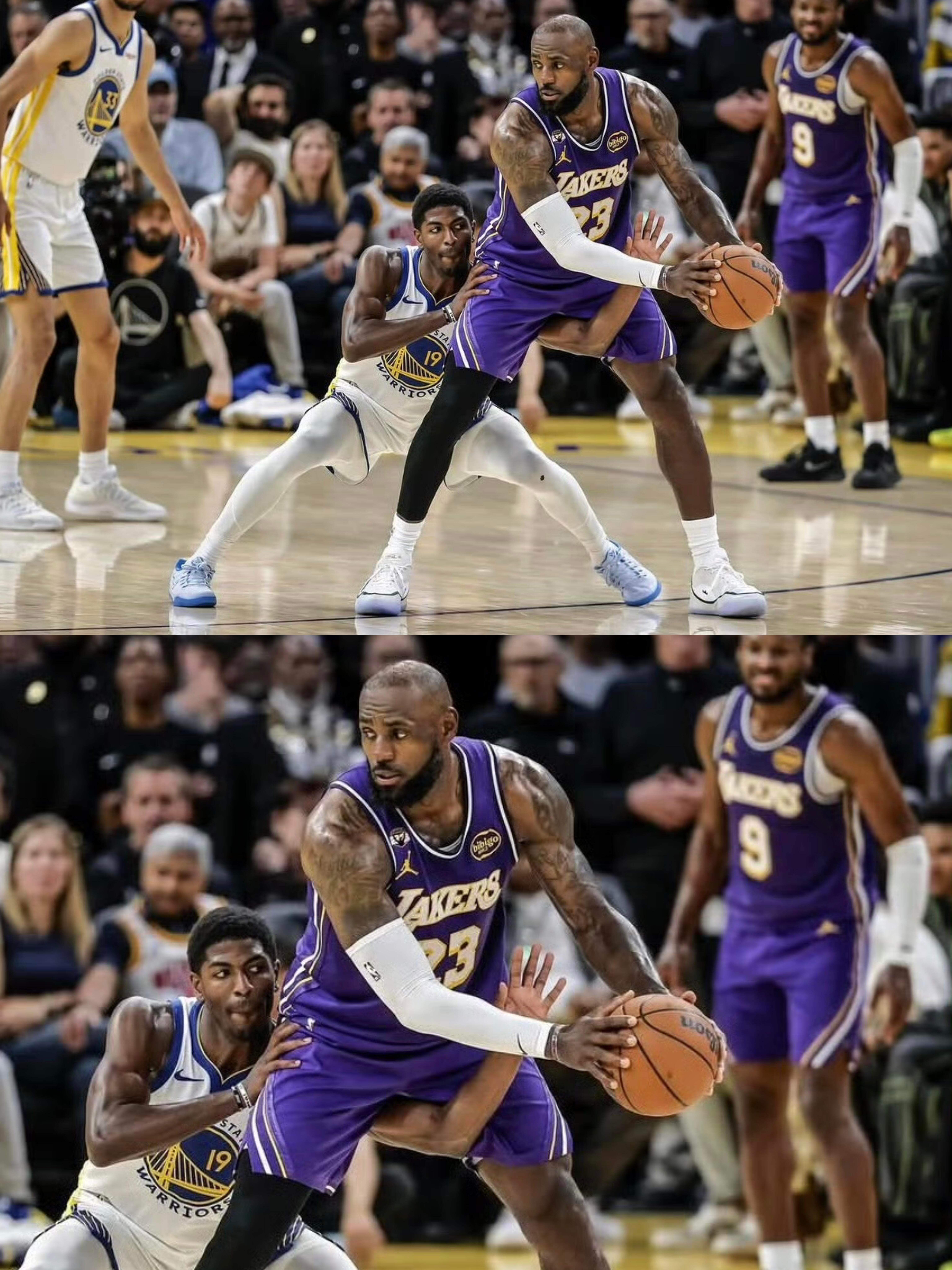 勇士队球员内特-威廉姆斯防守詹姆斯，这招叫什么？ 