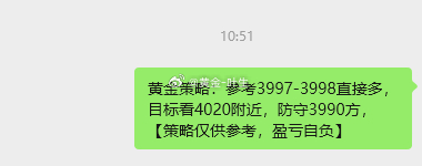 黄金上涨动能明显并且企稳4000关口上方，继续看涨黄金行情参考3997-3998