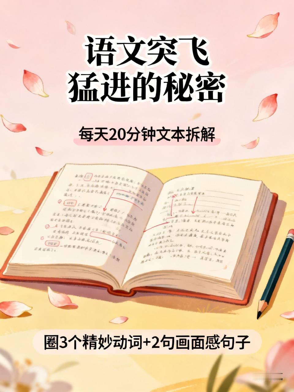 语文突飞猛进的秘密
       别信刷百套卷子就能提分的虚话，我家孩子初二下学
