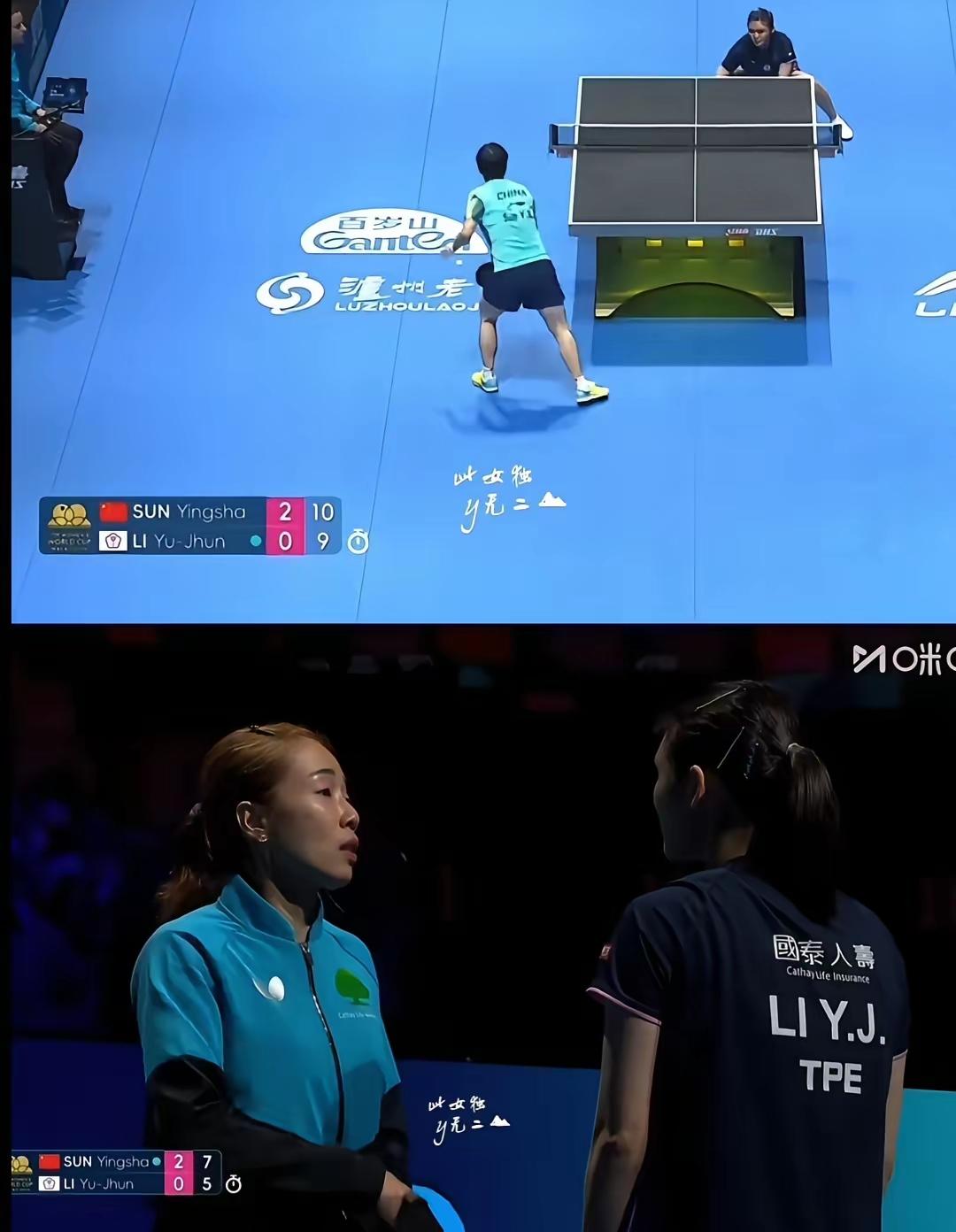 一觉醒来，看到0:3不敌莎莎的李昱淳，在暂停时给自己的教练这样“吐糟”莎莎，打她