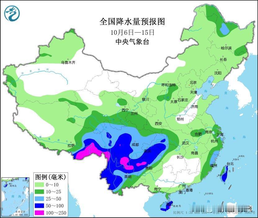 根据中央气象台预报，未来十天我国西南地区多持续性降雨天气，全国大部气温将偏高。