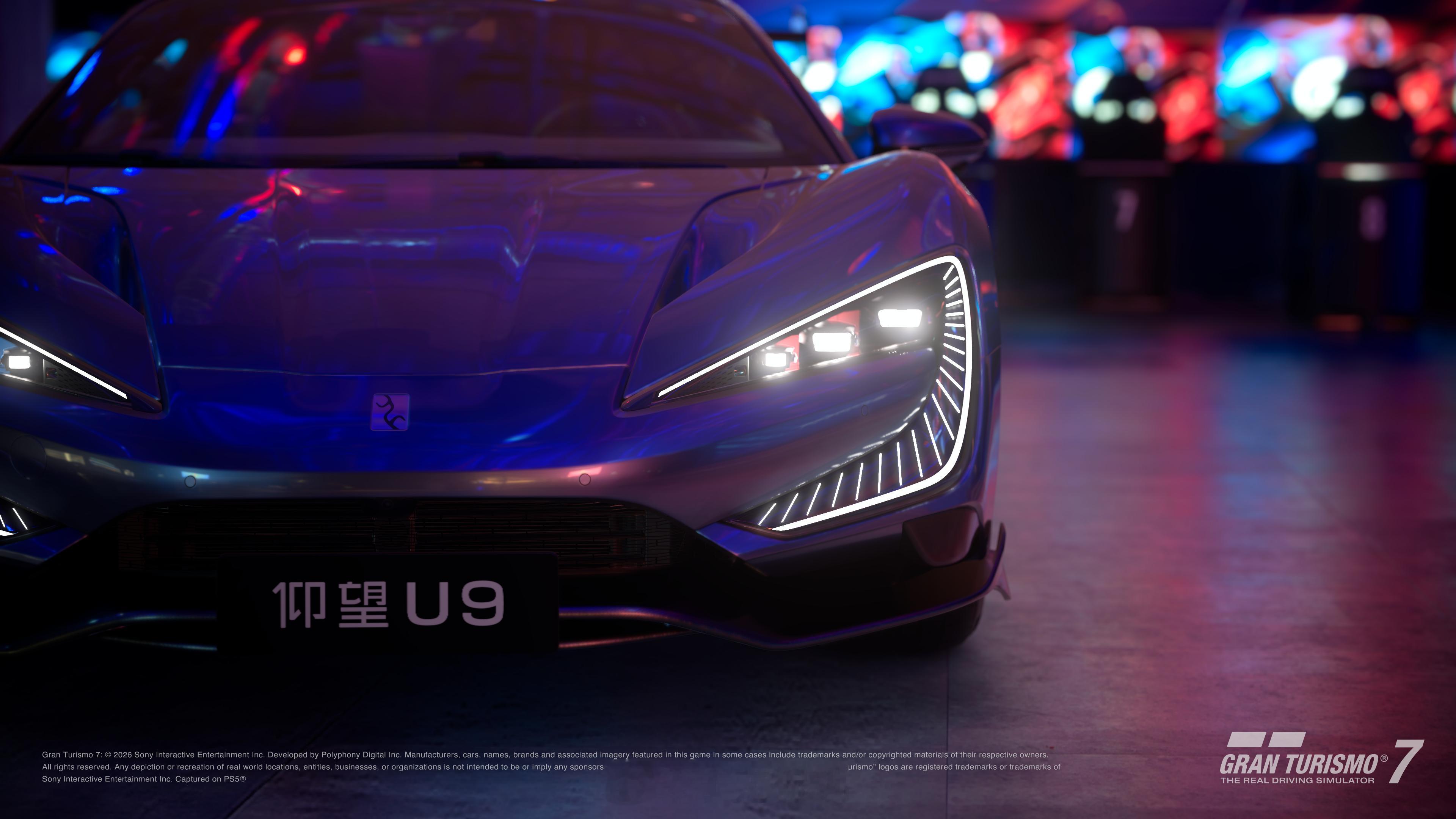 4月23日，仰望U9强势登陆顶级赛车游戏GT7，成为首款入驻其中的中国超跑！打破