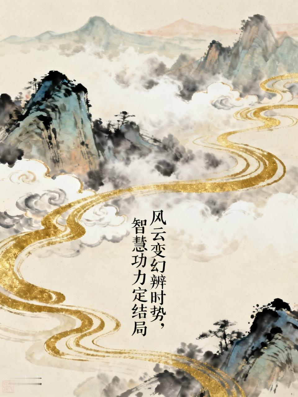 风云变幻辨时势，智慧功力定结局。