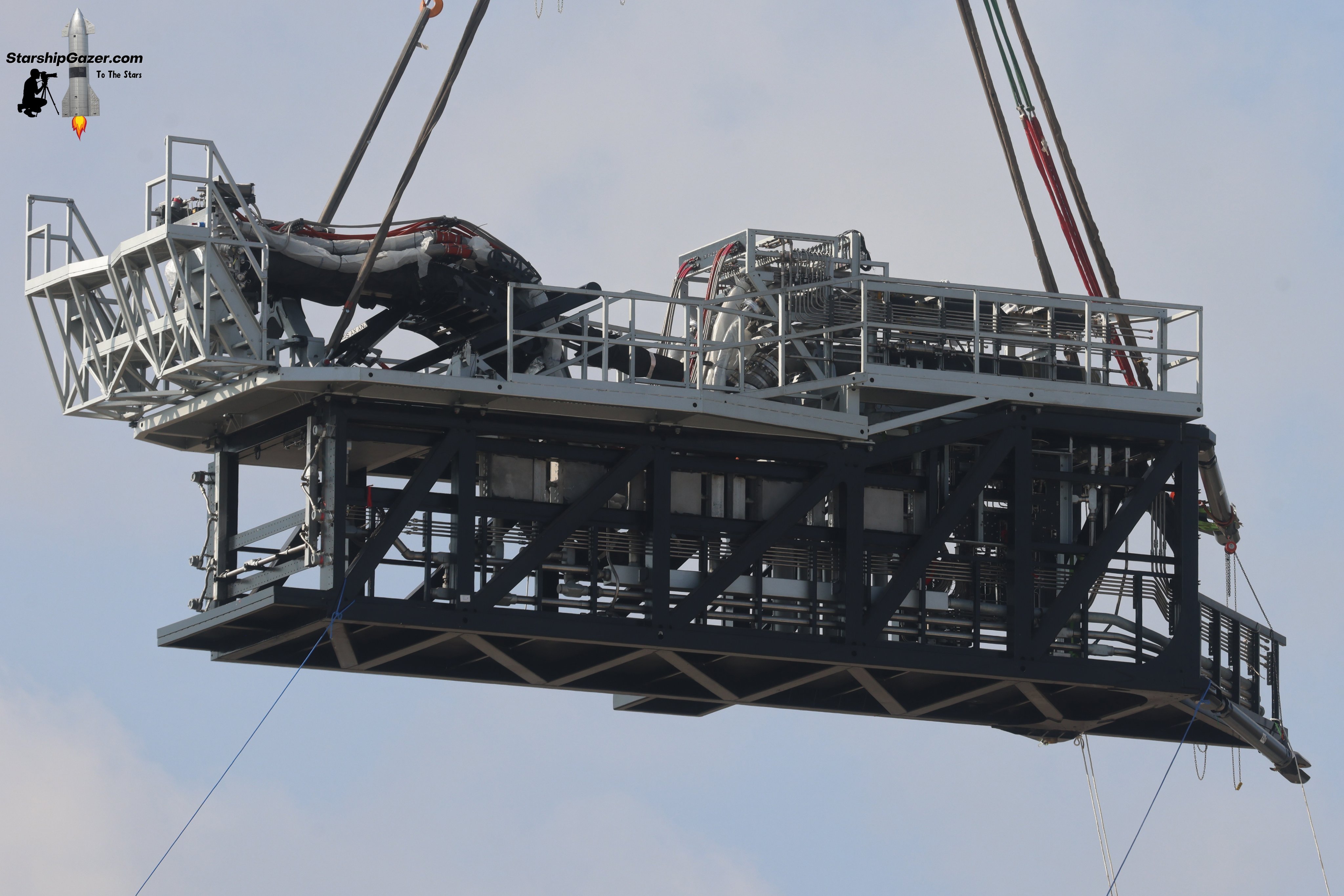 Pad B的Ship QD已经安装。 