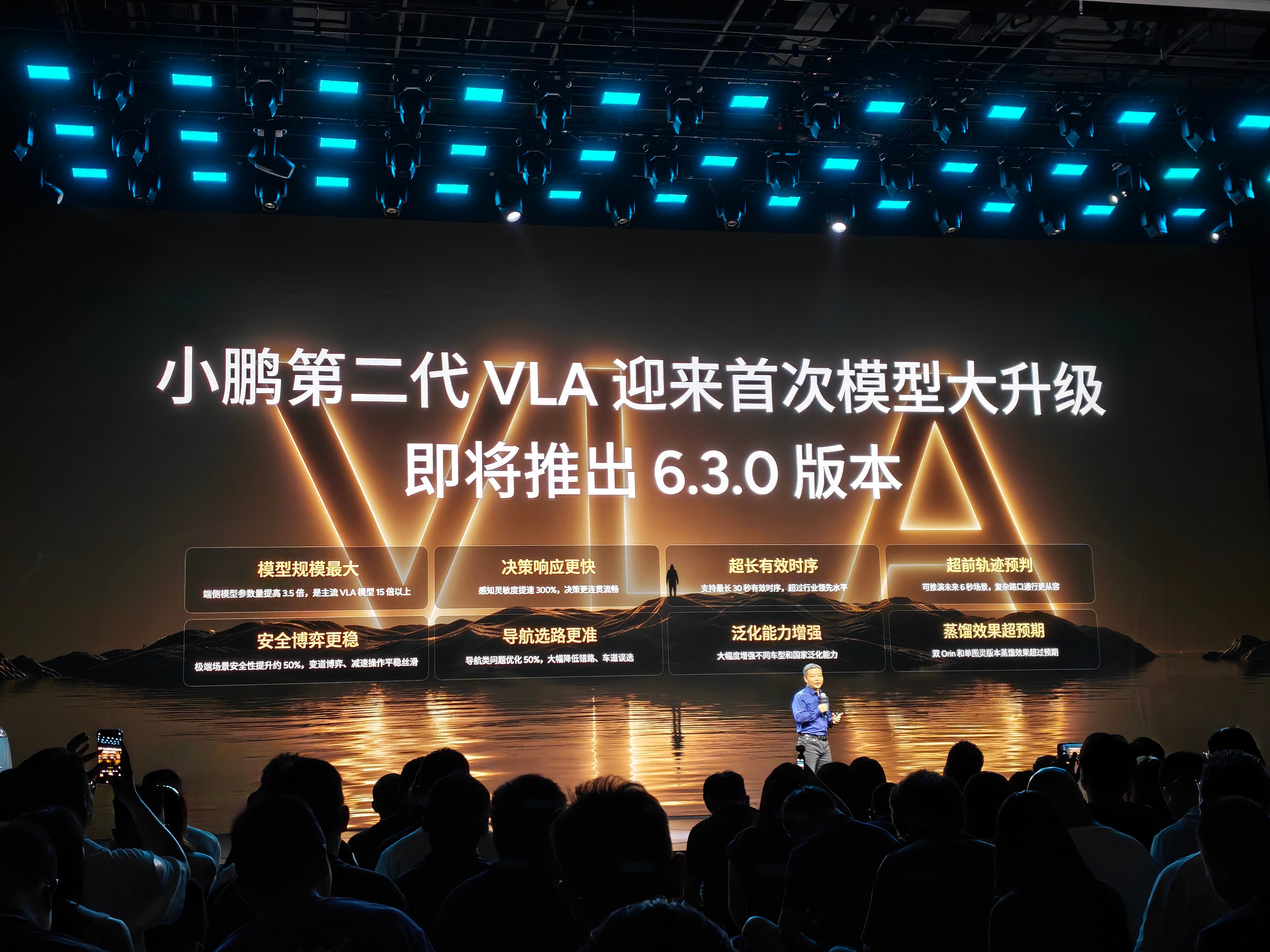 小鹏G9L全球首秀小鹏第二代VLA迎来首次模型大升级，即将推出6.3.0版本。小
