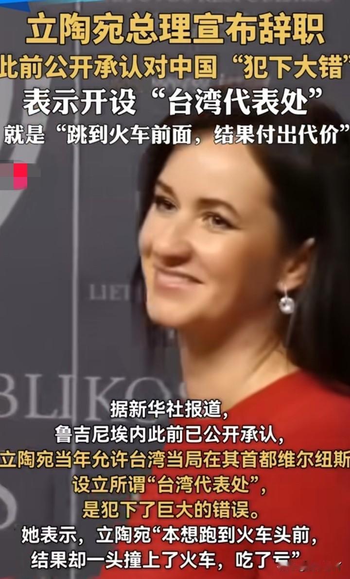 立陶宛现在是真知错了
当初他们跳出来打“台湾”牌，是为了讨好美国对付中国。可是没