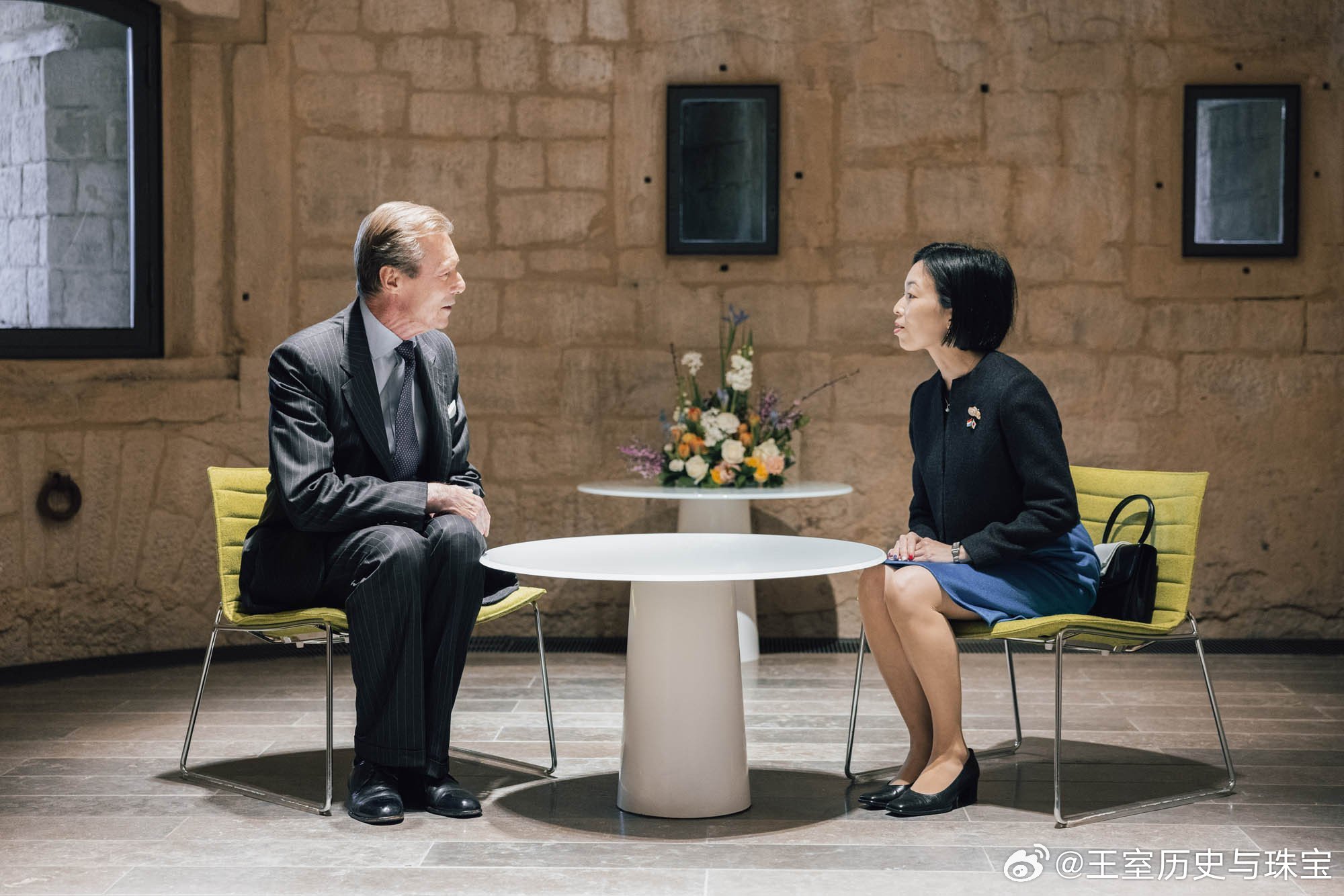 新闻 2026.3.18 日本三笠宫彬子女王工作访问卢森堡，卢森堡大公纪尧姆和亨