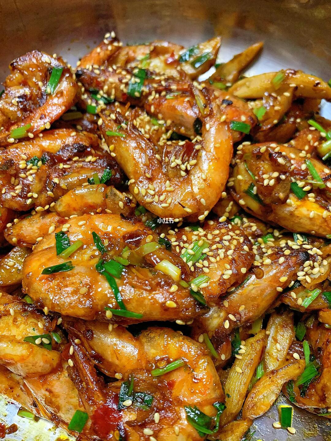 学会这道香辣基围虾‼️再也不用出去花冤枉钱